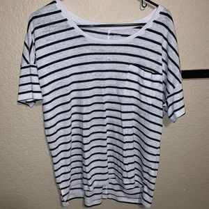 Striped boyfriend tee